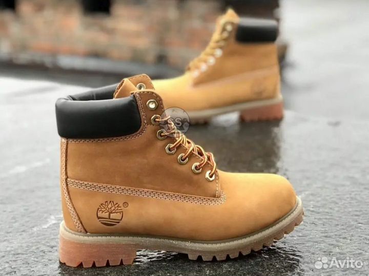 Ботинки Timberland рыжие