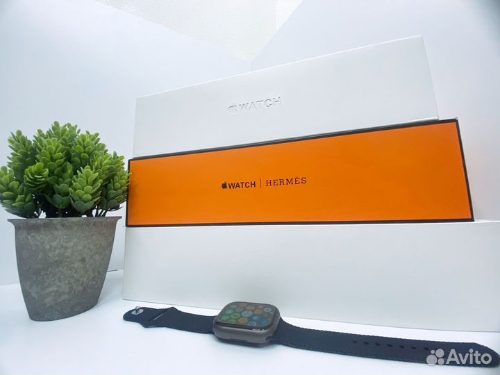 Смарт-часы Watch 9 45мм. 2 ремешка. Коробка Apple