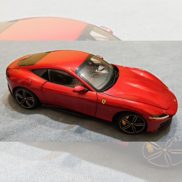 Ferrari Roma Burago 1:18 красная новая модель