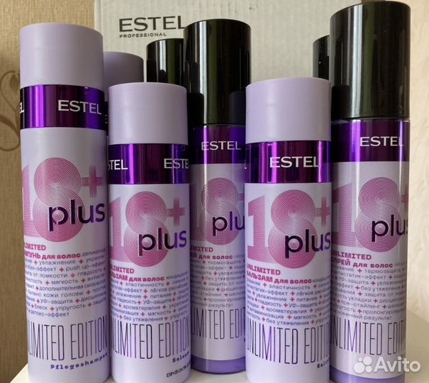 Estel 18+ шампуни,маски,спреи