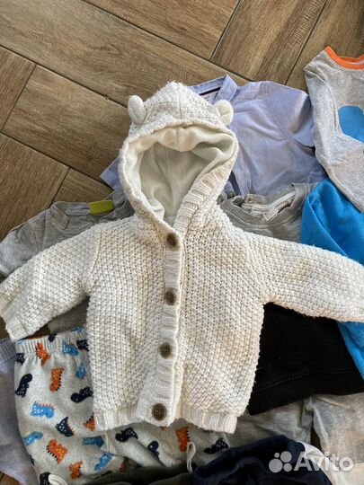 Большой пакет вещей для малыша 6-9 мес, 68-74