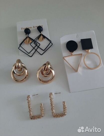 Серьги новые