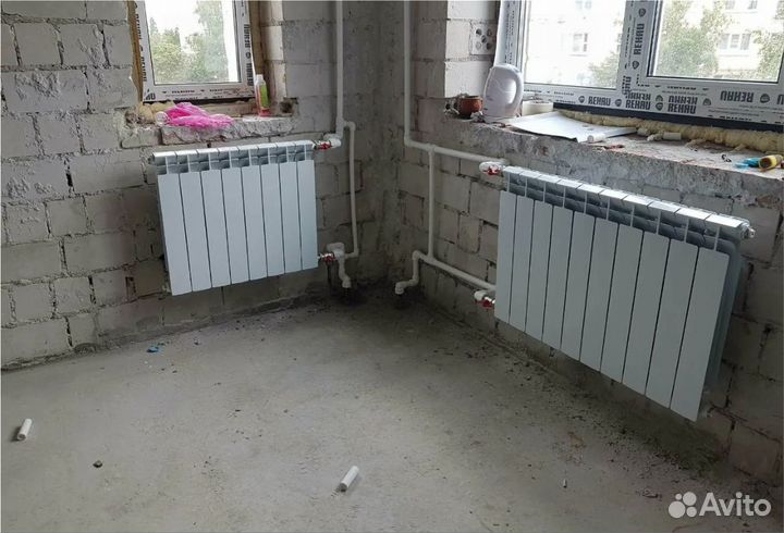 Установка радиаторов