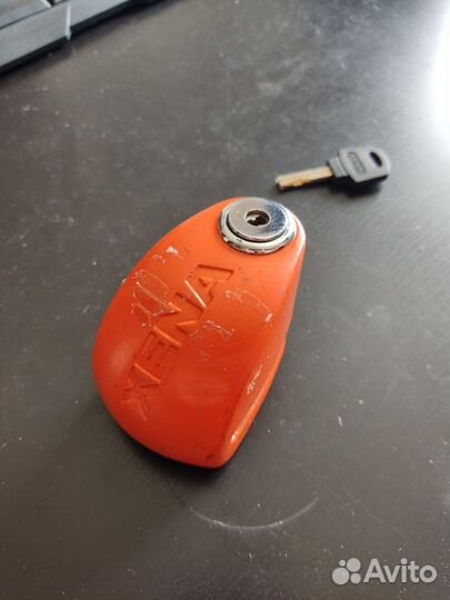 Замок на тормозной диск мотоцикла с сиреной xena