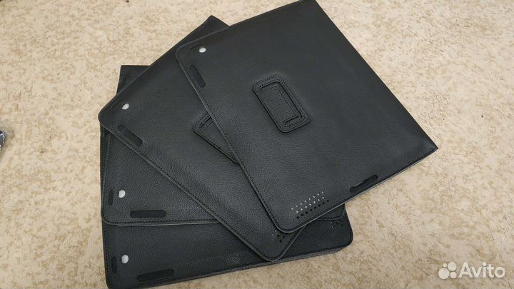 Чехол для iPad 2/3/4 черный кожа