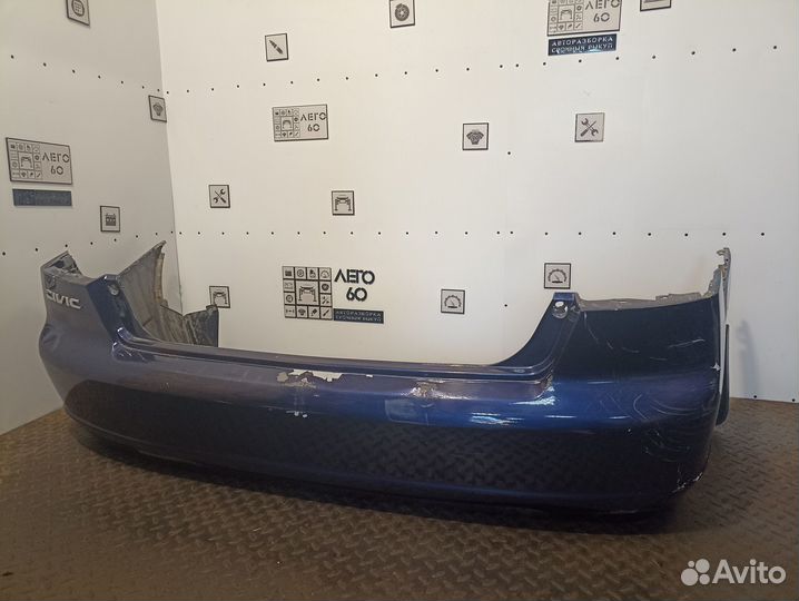 Бампер задний для Honda Civic 2001-2005