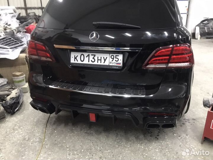 Рестайлинг ML 166 под GLE brabus
