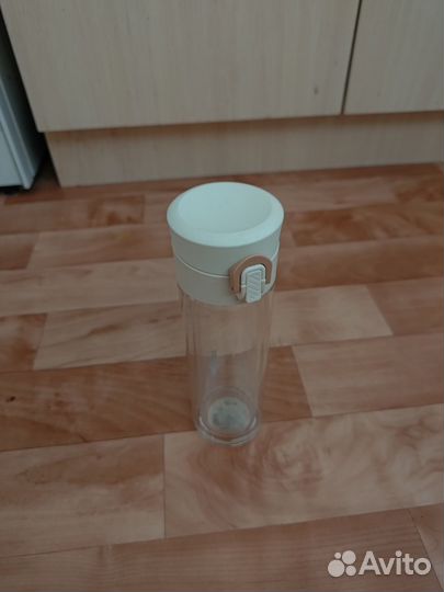 Бутылка для воды стеклянная 200 мл