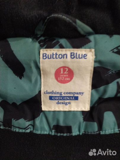 Куртка зимняя Button blue