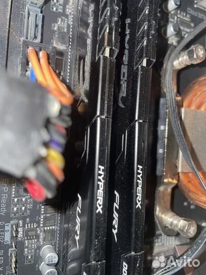 Оперативная память Kingston HyperX fury black