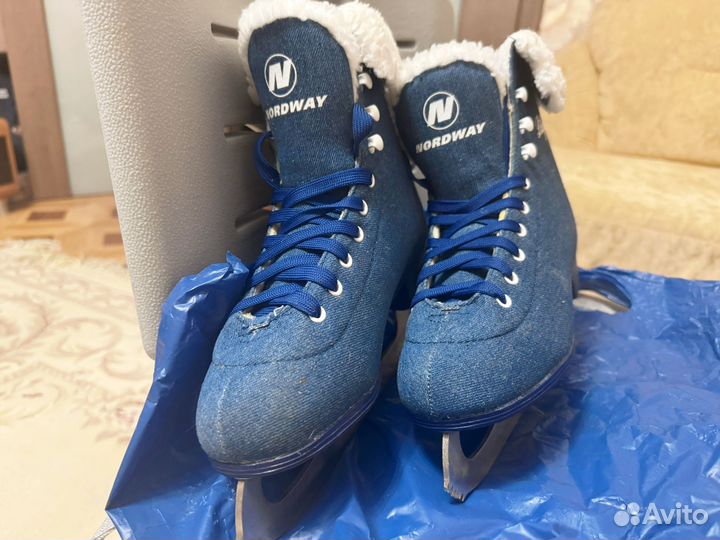 Коньки женские 37 размер бу