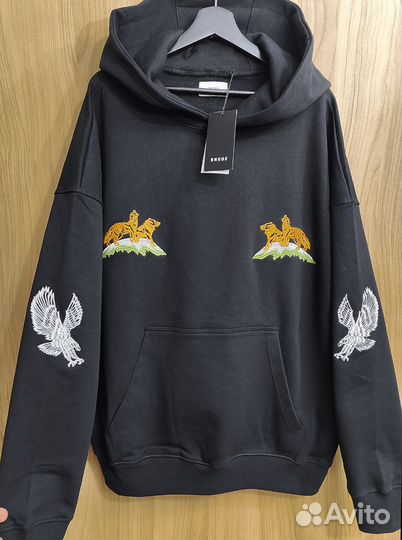 Худи толстовка Rhude L с вышивкой
