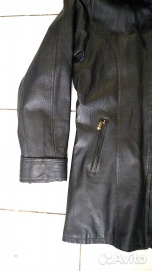 Куртка кожаная женская 44 46 натуральная