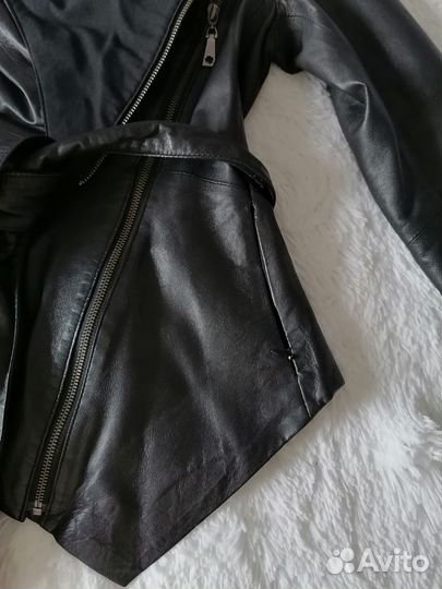 Куртка кожаная женская