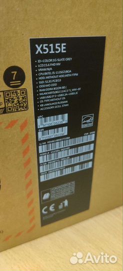 Asus VivoBook/Core i5 1135G7/8Gb,512Gb/15.6IPS