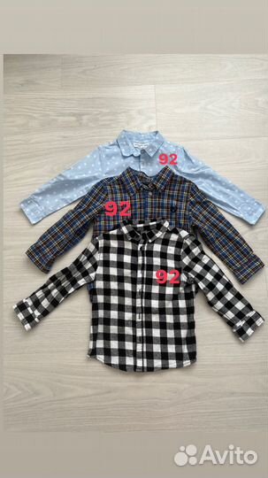 Рубашка для мальчика 92