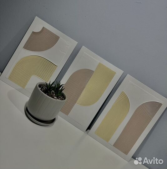 Набор картин текстурный арт