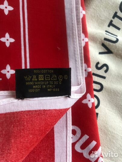 Бандана Louis Vuitton x Supreme