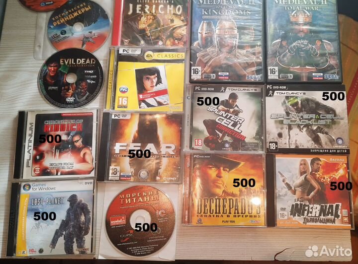 Для пк и диски для игр