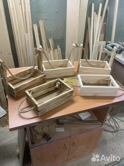 Ящик для цветов, бокс, кашпо, флористика