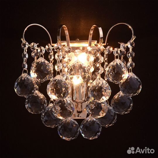 Хрустальное настенное бра из коллекции Жемчуг брен