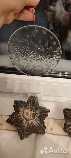 Елочные игрушки СССР стекло гирлянды