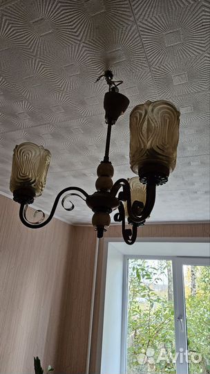 Люстра потолочная старинная