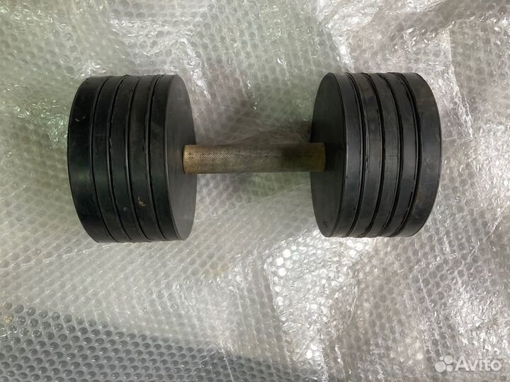 Гантель разборная обрезиненная 16 кг