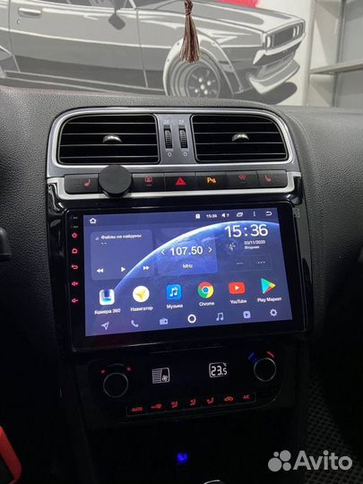 Штатная магнитола MKD Android 11 - VW Polo седан