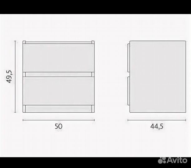 Тумба прикроватная Askona
