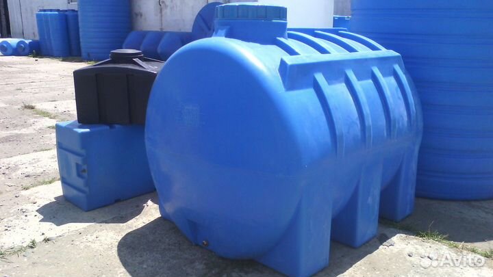 Емкости бочки от 100 литров до 15 куба пластиковые