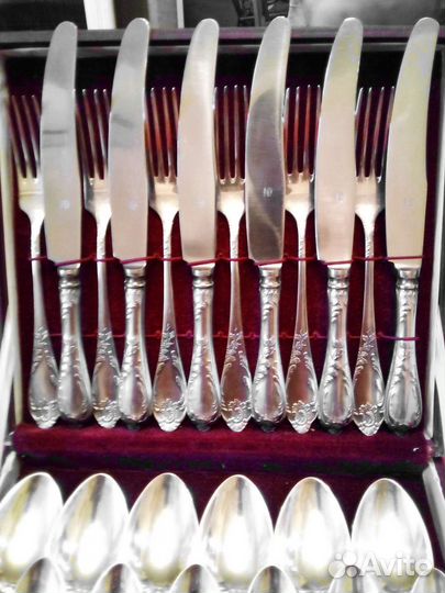 Набор столовых приборов мельхиор зиш