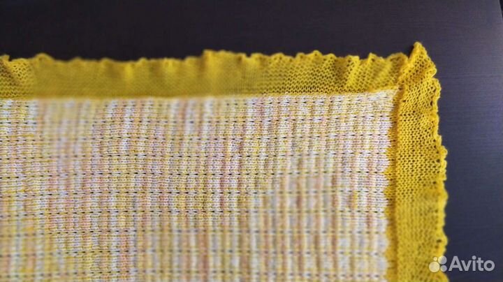 Плед детский вязаный ручная работа