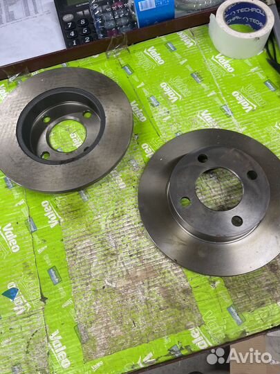 Диск тормозной Ауди 80 задний.245мм