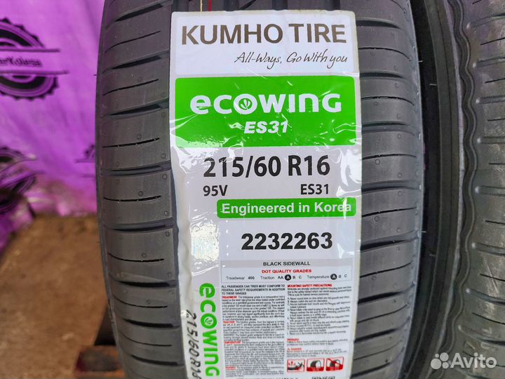 Kumho Ecowing ES31 215/60 R16