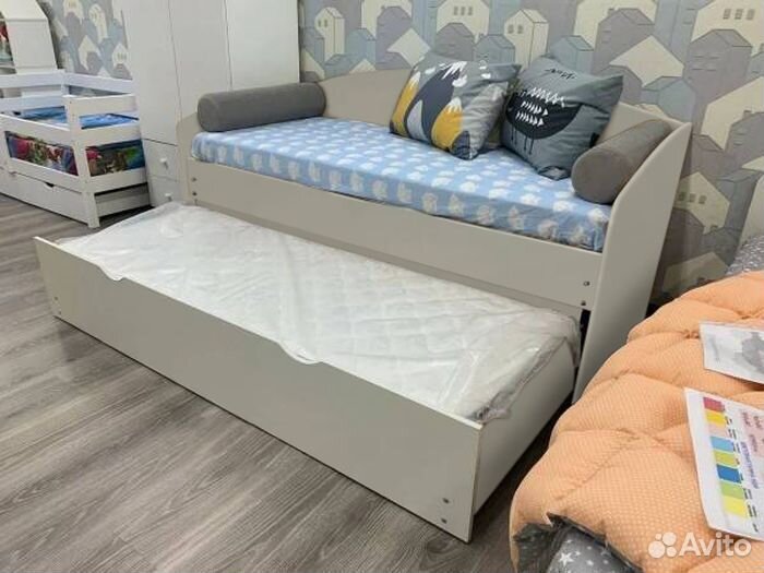 Кровать лдсп без мягкой спинки для малыша трансфор