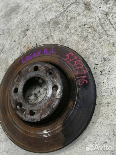 Диск тормозной Рено Logan 2 L8