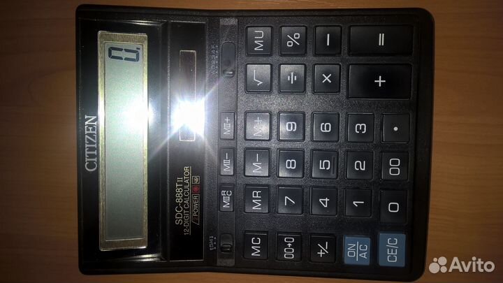 Калькулятор Citizen SDC 888TII, 12-разрядный
