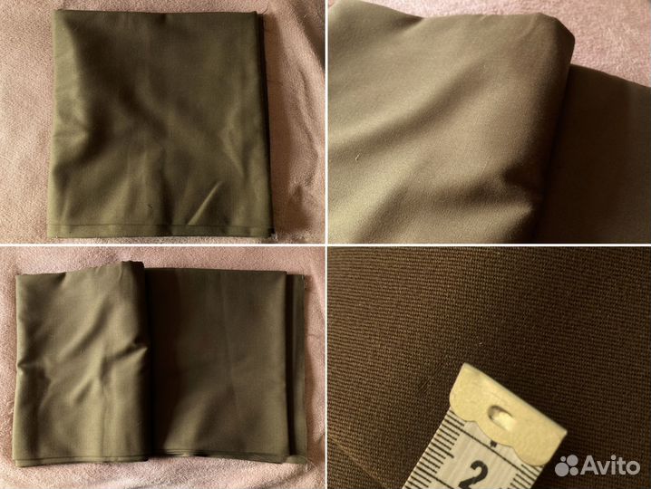 Отрезы, остатки тканей (шерсть, вискоза, полиэстер