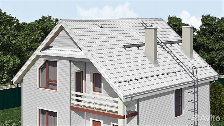 Металлочерепица Монтеррей Белый 9003 0,5 мм