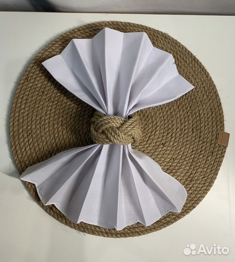 Кольца для сервировки салфеток из джута