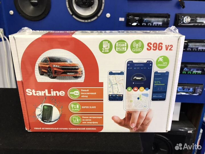 Starline E96 v2 BT 2can+4lin 2sim GSM-GPS