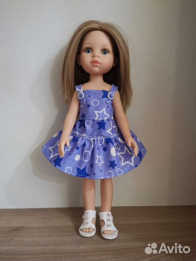 Платье на куклу Паола Рейна 32-33 см