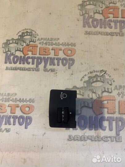 Кнопка регулировки фар Hyundai Solaris седан G4FC