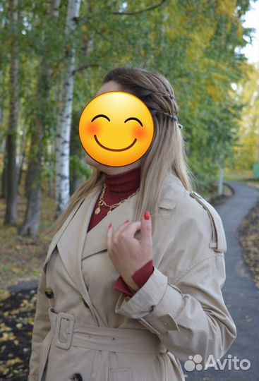 Плащ тренч befree оверсайз