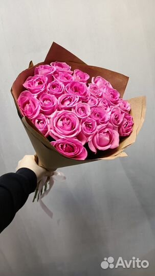 Розы розовые оптом