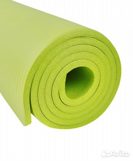 Коврик для йоги и фитнеса starfit, 183x61x1,0 см