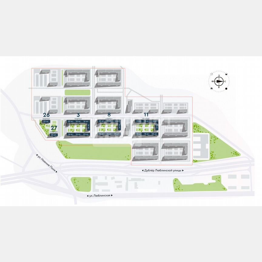 Квартира-студия, 27 м², 10/16 эт.