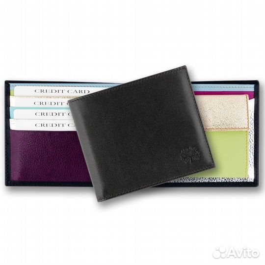 Портмоне Qoper 0575 rainbow-black