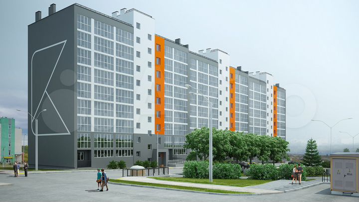 1-к. квартира, 33,8 м², 8/9 эт.